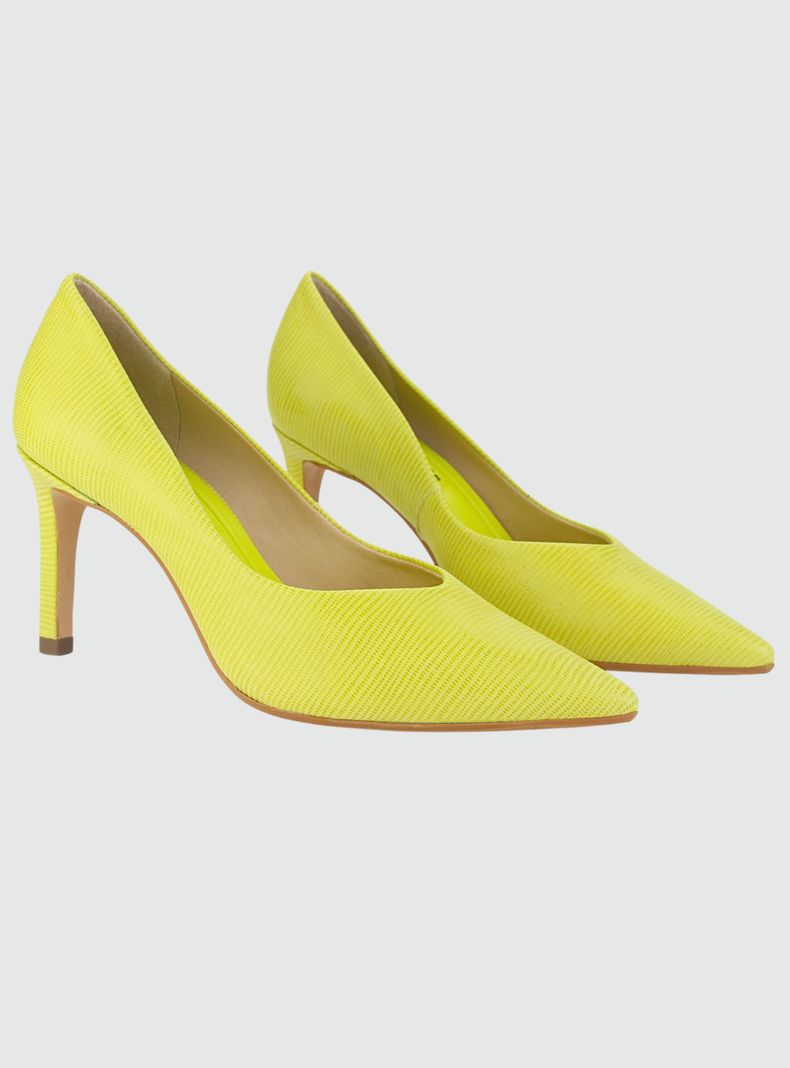 Zapato Jorge Bischoff Mujer J18134001 Amarillo Casual-4