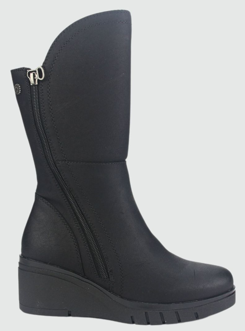 Botin Chalada Mujer Wedgenew-2 Negro Casual-0