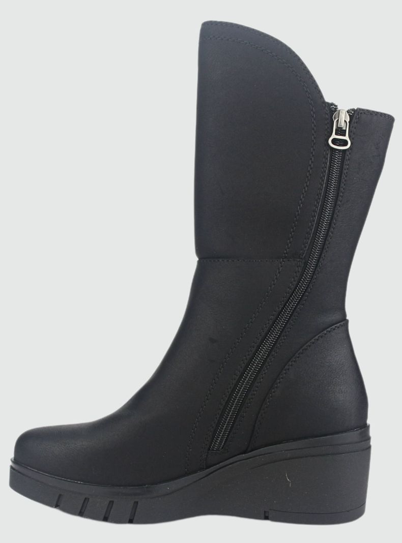 Botin Chalada Mujer Wedgenew-2 Negro Casual-1