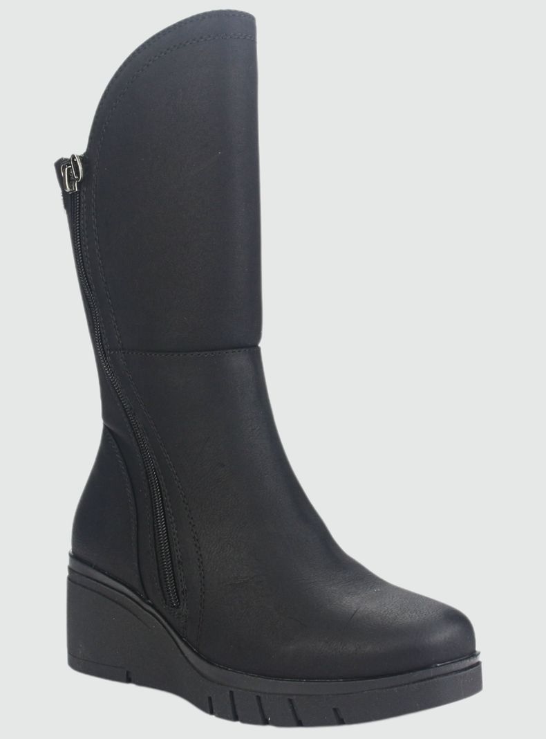 Botin Chalada Mujer Wedgenew-2 Negro Casual-2