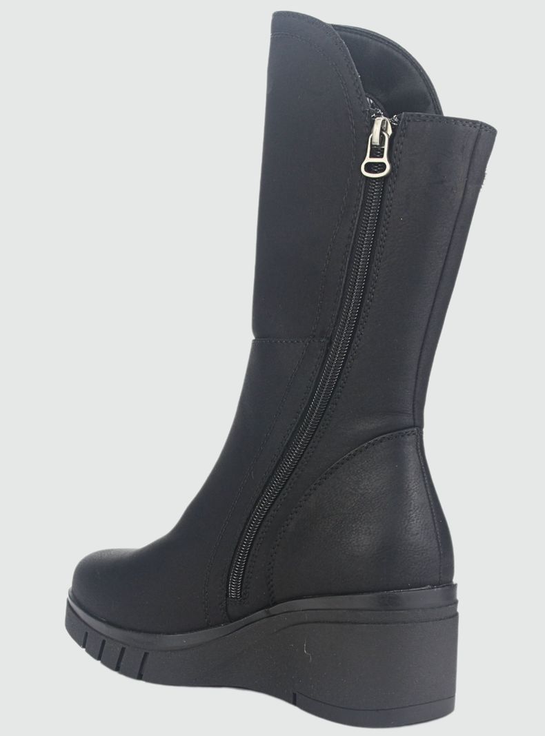 Botin Chalada Mujer Wedgenew-2 Negro Casual-3