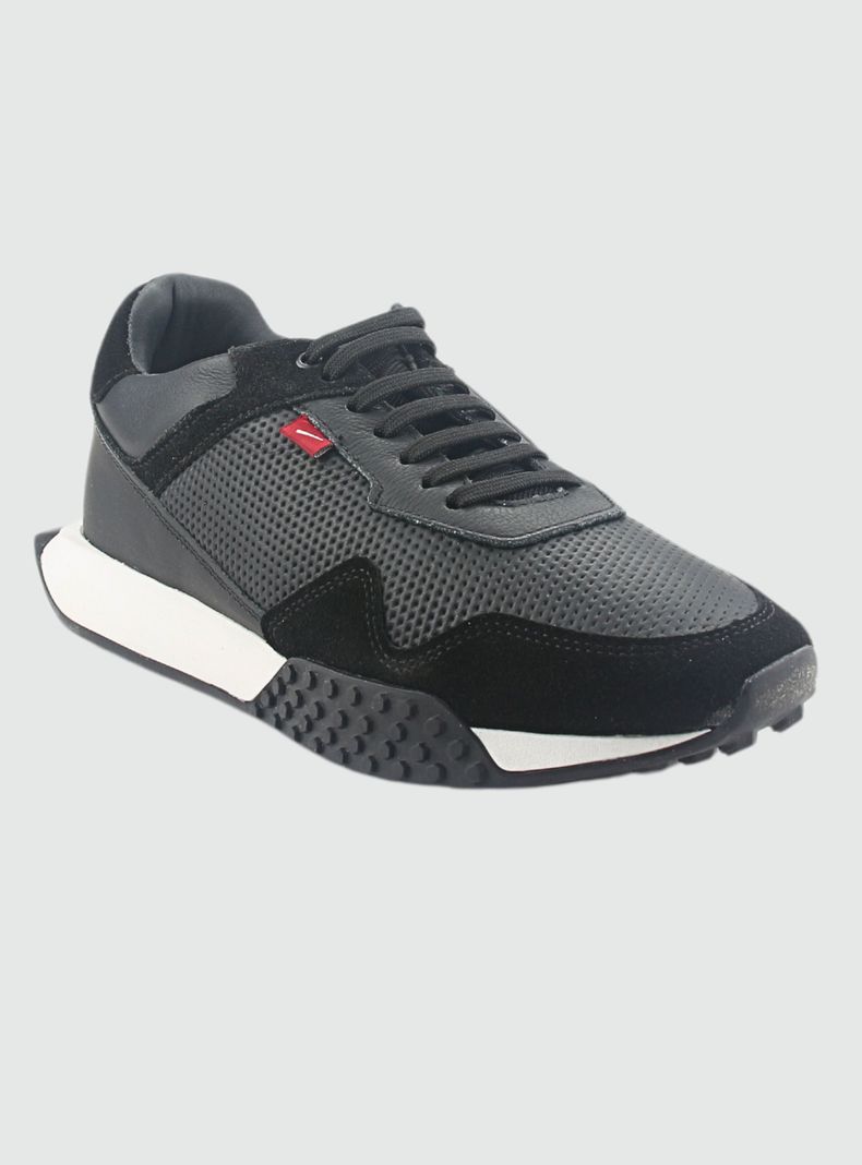 Zapatilla Ferracini Hombre 8526 Negro Urbano-2