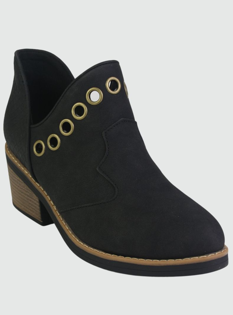 Botin Chalada Mujer Camp-15 Negro Casual-2