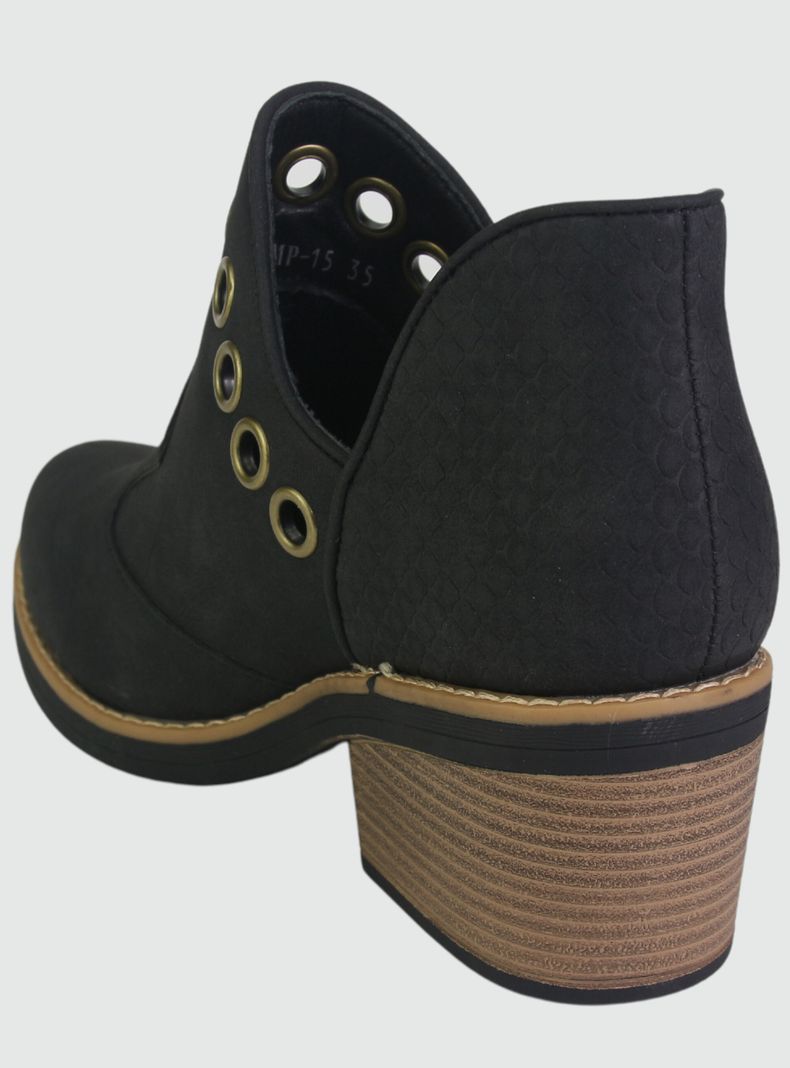 Botin Chalada Mujer Camp-15 Negro Casual-3