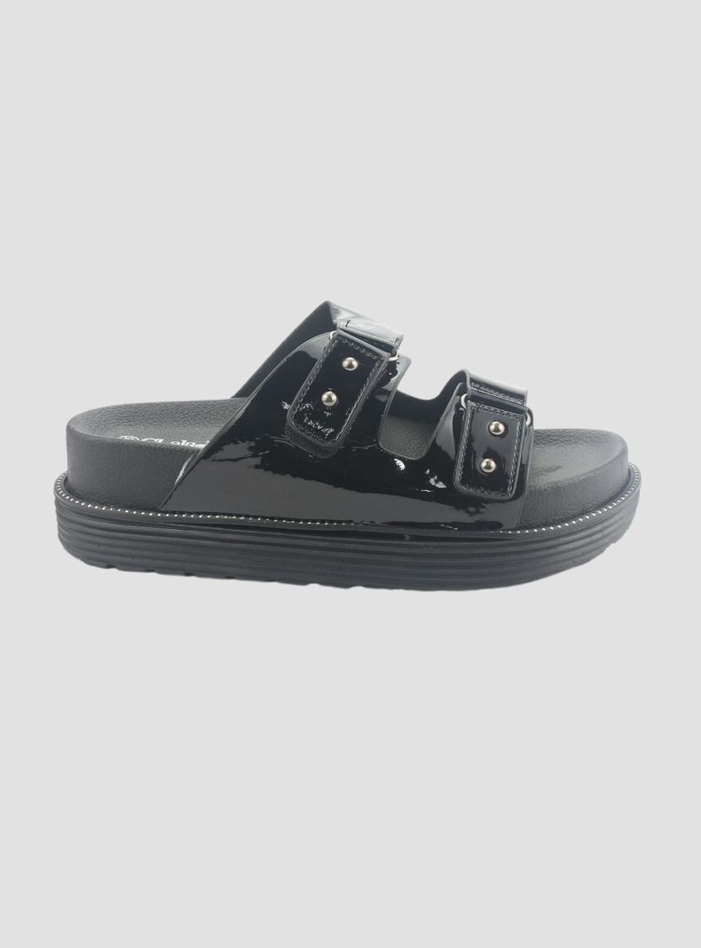Sandalia Chalada Mujer Bora-10 Negro Casual-0