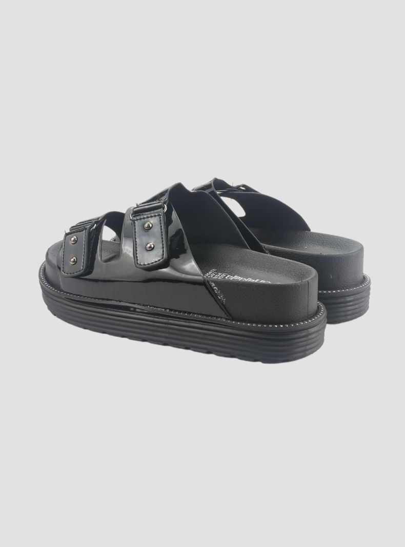 Sandalia Chalada Mujer Bora-10 Negro Casual-5