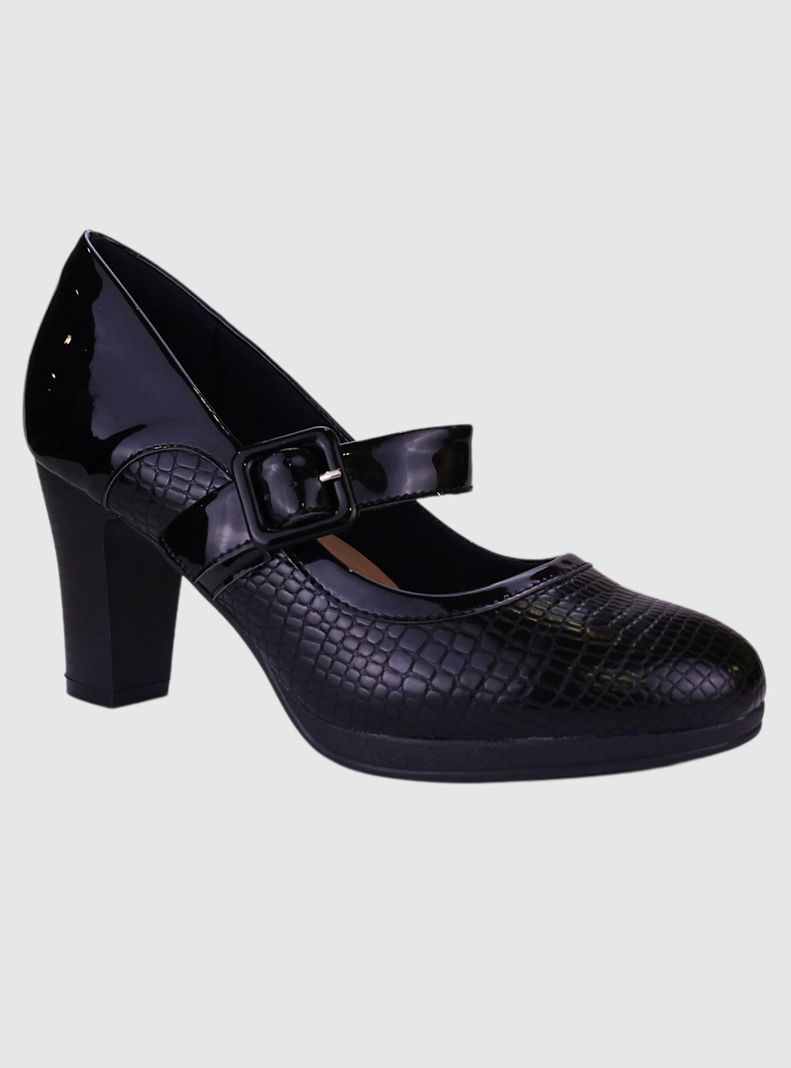 Zapato Chalada Mujer Dilly-10 Negro Formal-0