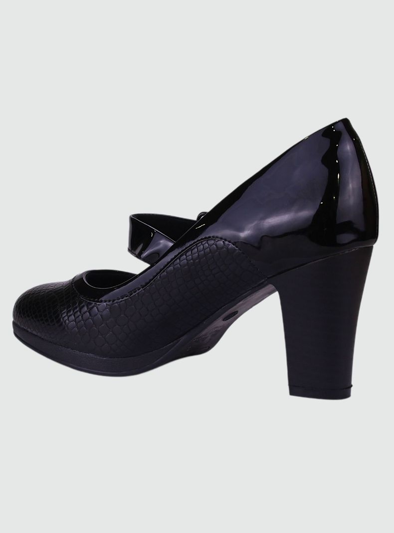 Zapato Chalada Mujer Dilly-10 Negro Formal-1
