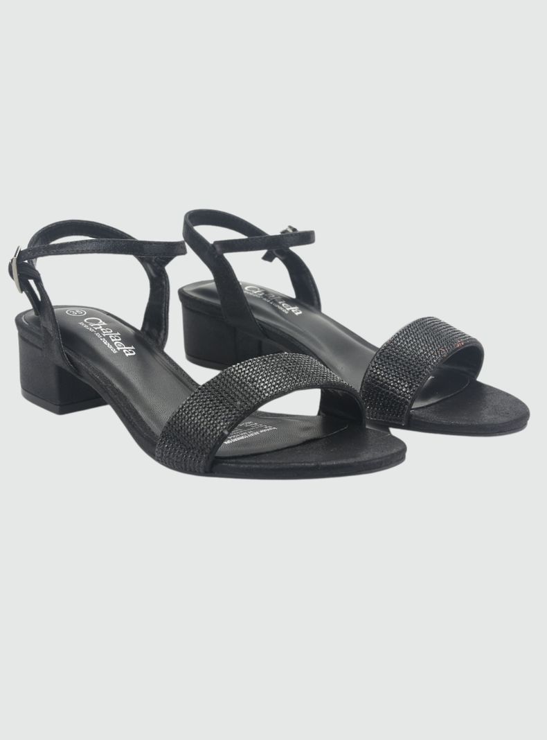 Sandalia Chalada Mujer Fadia-3 Negro Casual-4