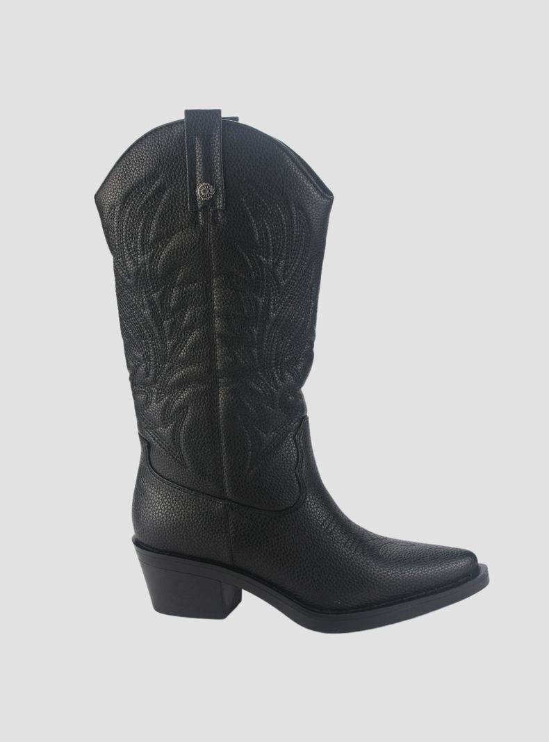 Bota Chalada Mujer West-22 Negro Casual-0