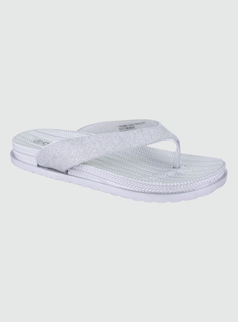 Sandalia Chalada Mujer Bora-5 Plateado Casual-0