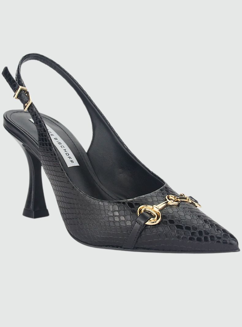 Zapato Jorge Bischoff Mujer J16194012 Negro Casual-2