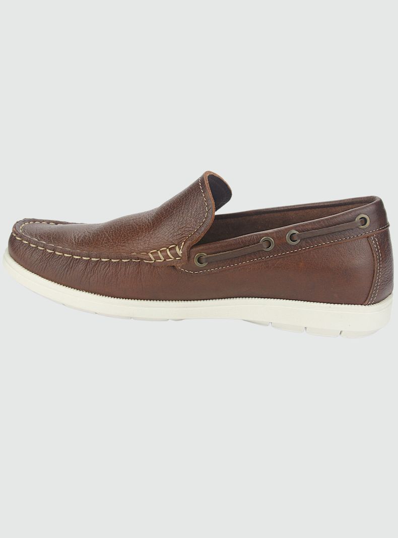 Mocasin Ferracini Euro Hombre 4951 D Café Casual-1