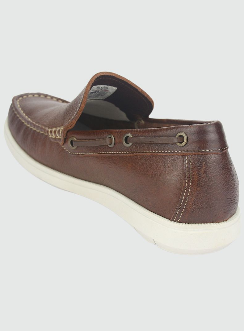 Mocasin Ferracini Euro Hombre 4951 D Café Casual-3