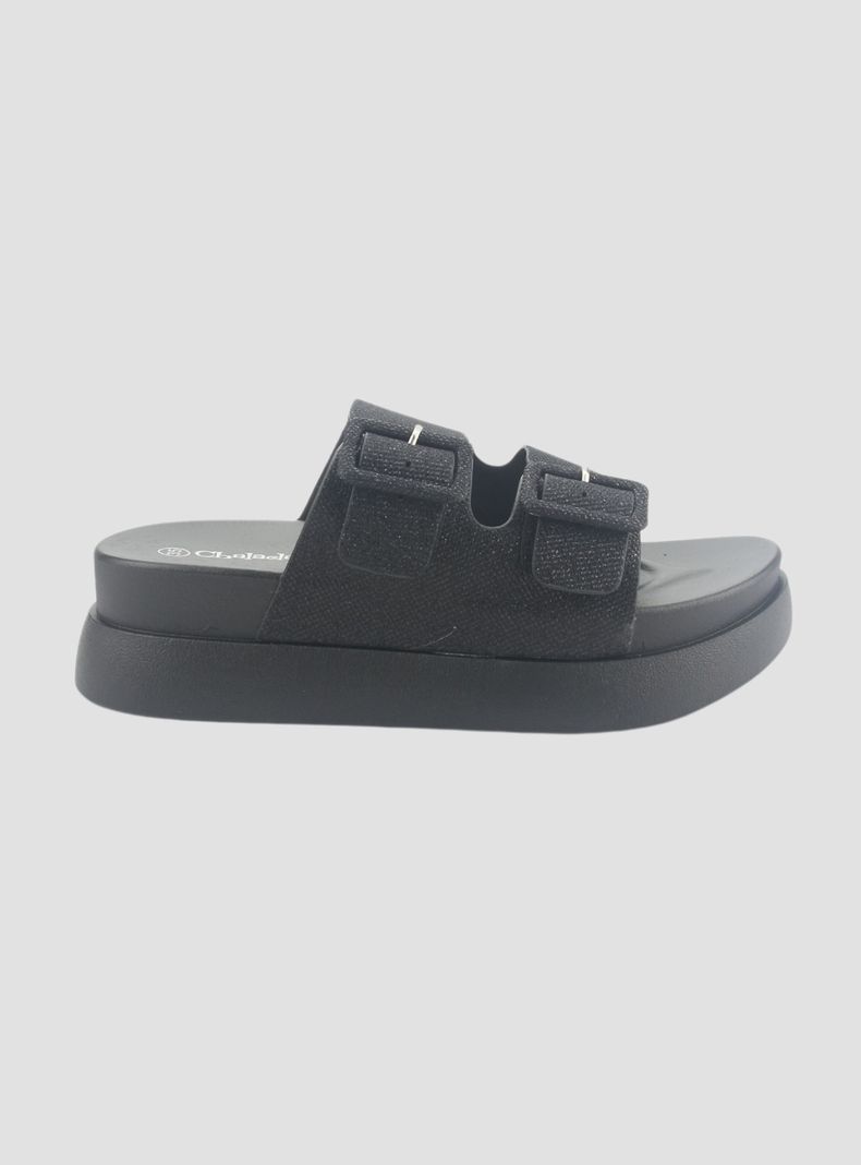 Sandalia Chalada Mujer Bora-20 Negro Casual-0