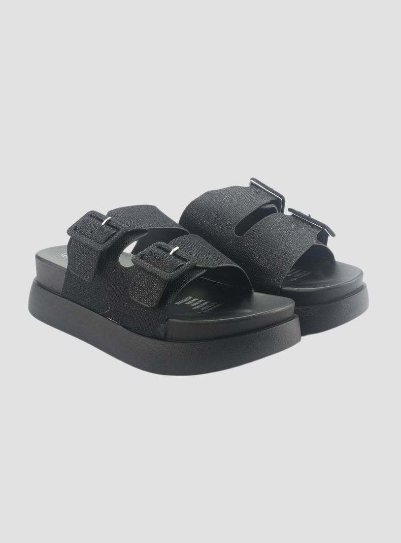 Sandalia Chalada Mujer Bora-20 Negro Casual-4