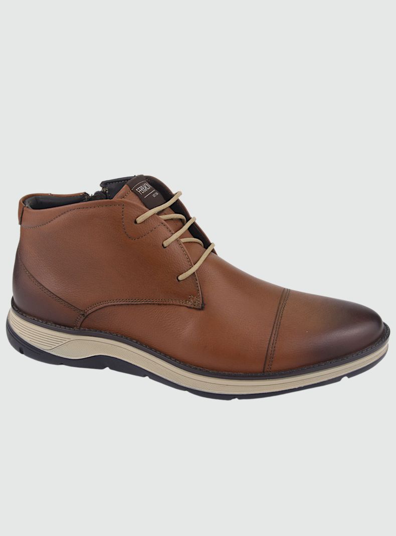 Botin Ferracini Hombre 5542 Cafe Casual-0