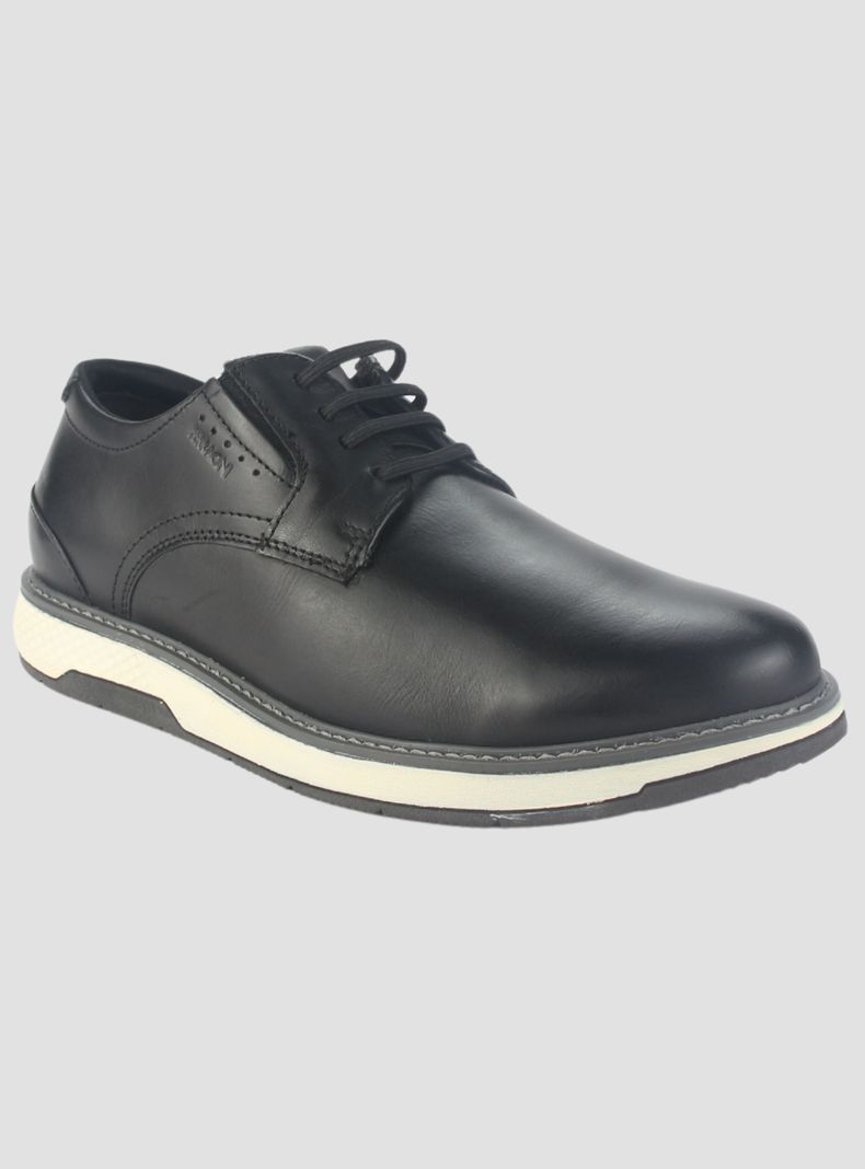 Zapato Ferracini Hombre 4170 Wembley Negro Casual-2