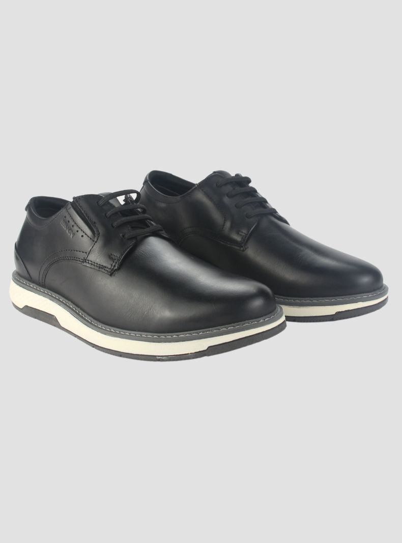 Zapato Ferracini Hombre 4170 Wembley Negro Casual-4