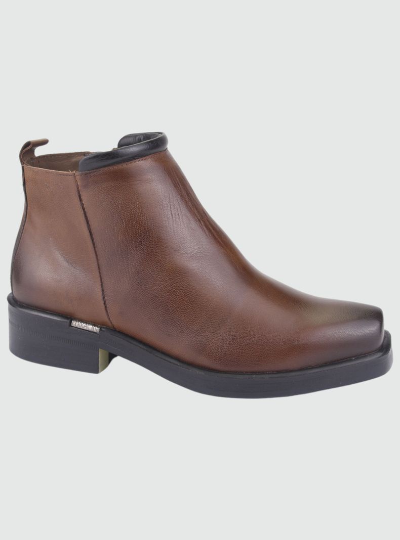 Botin Ferracini Hombre Urban Way 6694 Café Casual-0