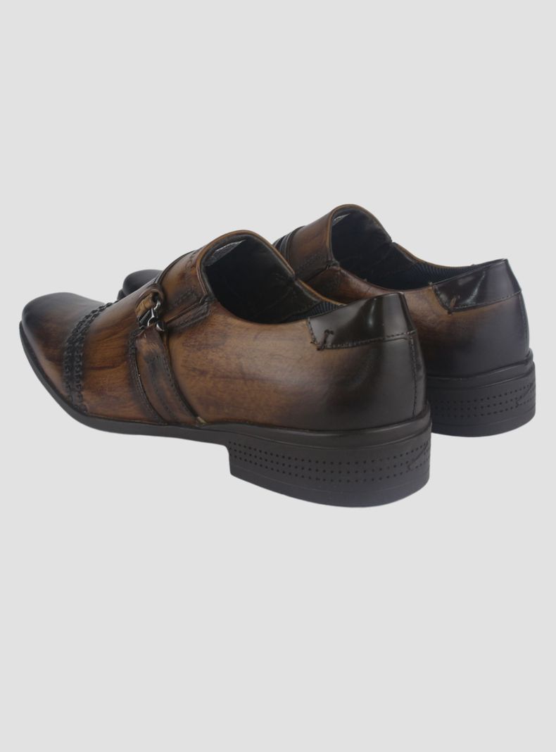 Zapato Ferracini Hombre 4349 Café Formal-5