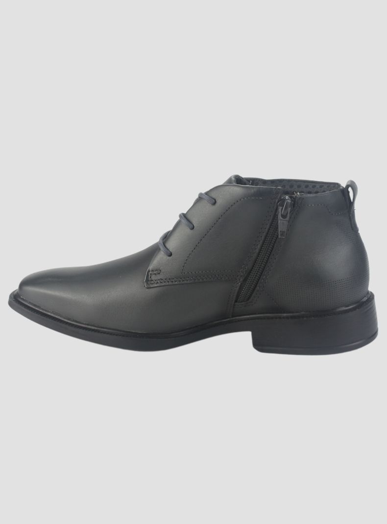 Botin Ferracini Hombre 6867 Paris Plateado Casual-1