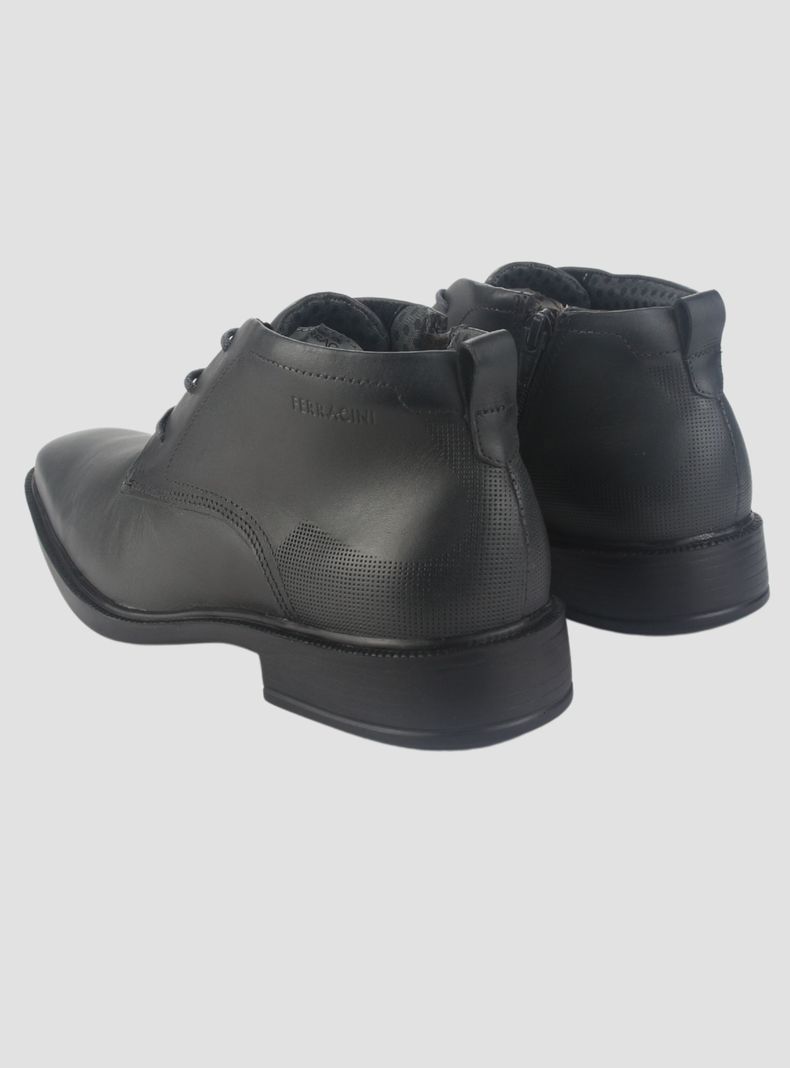 Botin Ferracini Hombre 6867 Paris Plateado Casual-5