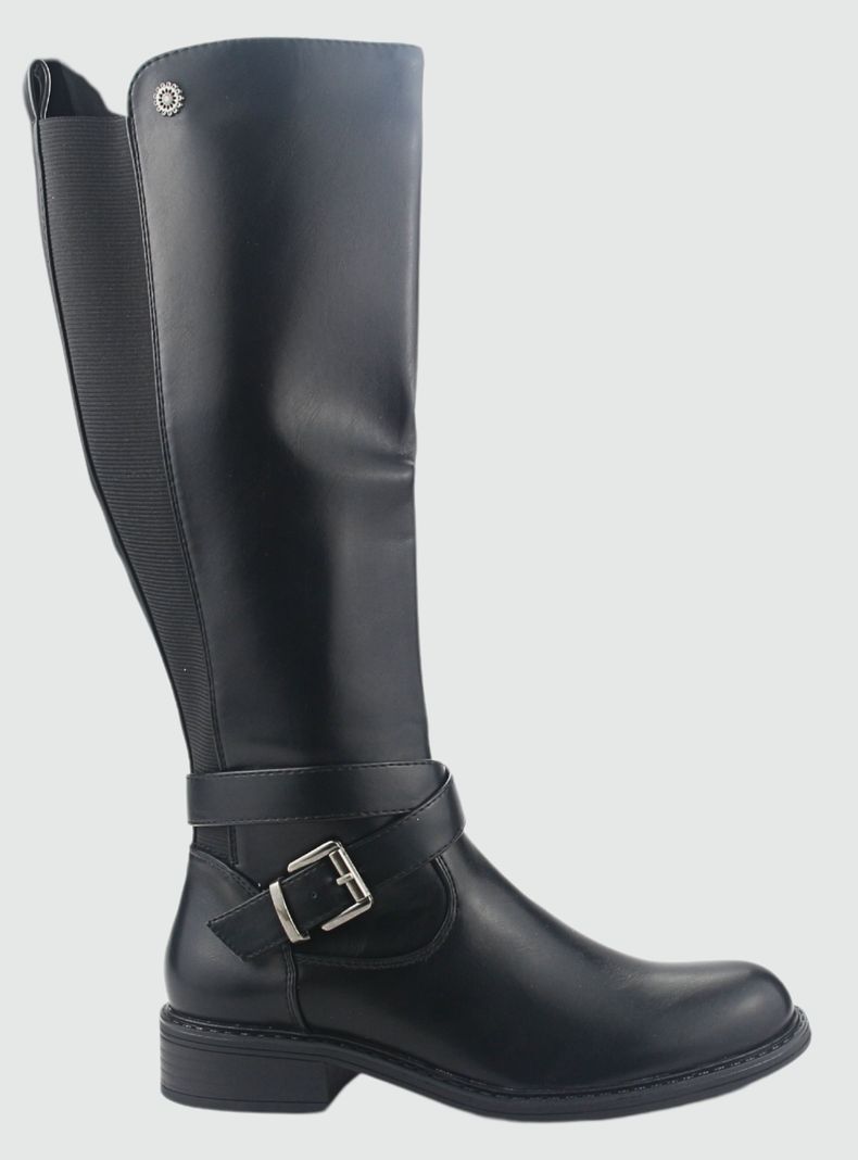 Bota Chalada Mujer Traffa-50 Negro Casual-0