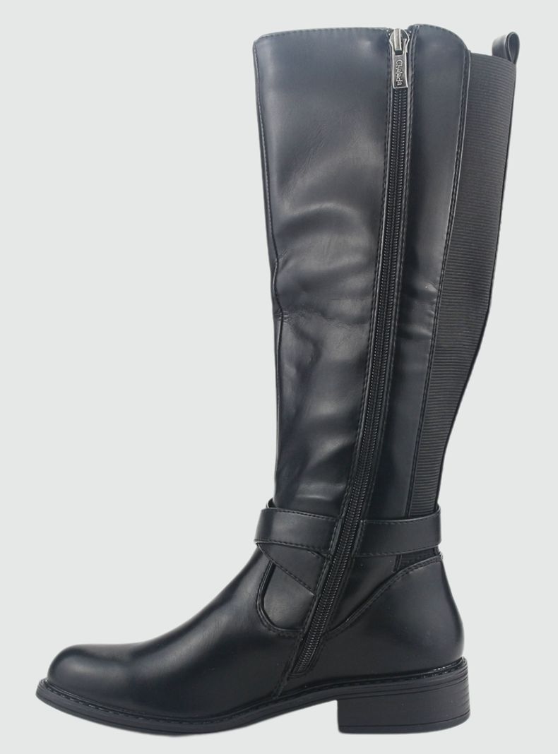 Bota Chalada Mujer Traffa-50 Negro Casual-1