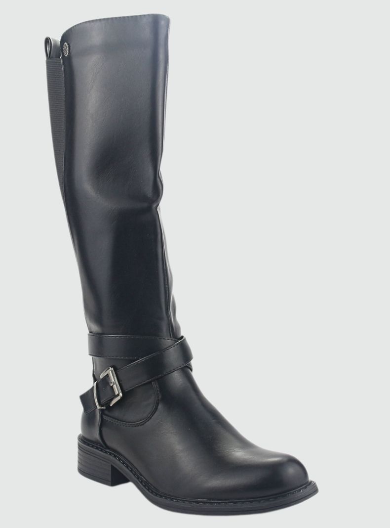 Bota Chalada Mujer Traffa-50 Negro Casual-2