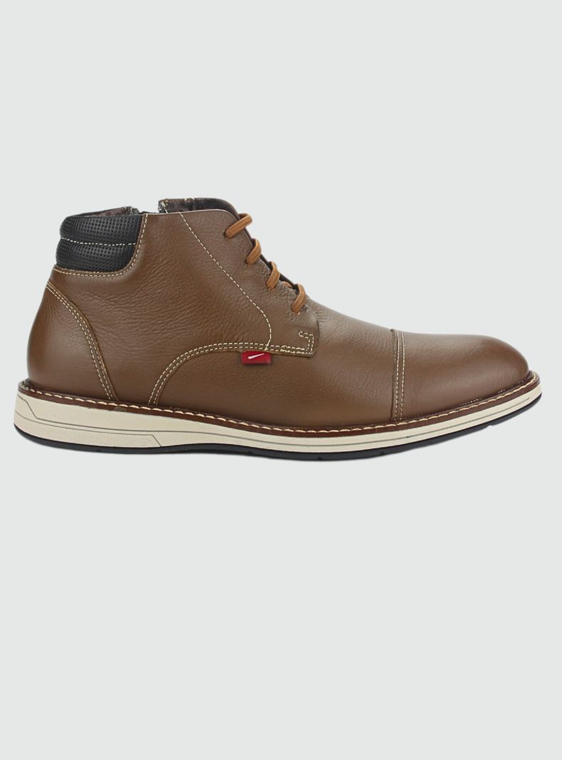 Botin Ferracini Hombre 6153 E Tabaco Casual-0
