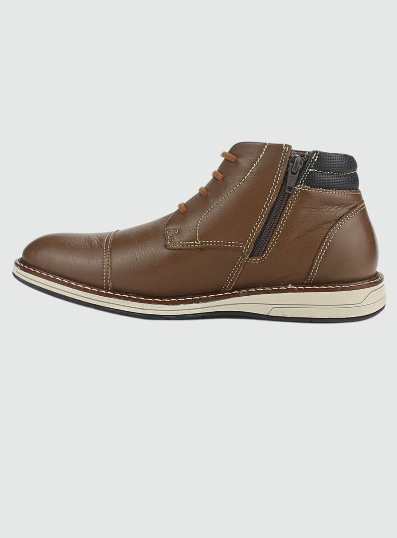 Botin Ferracini Hombre 6153 E Tabaco Casual-1