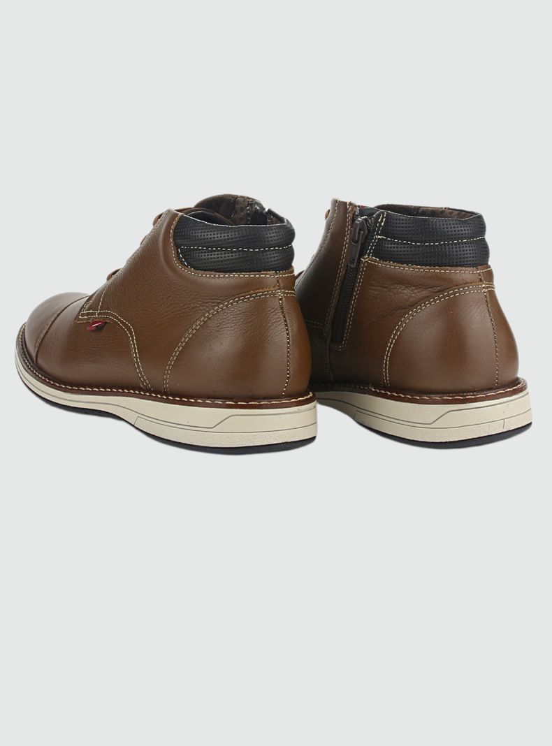 Botin Ferracini Hombre 6153 E Tabaco Casual-5