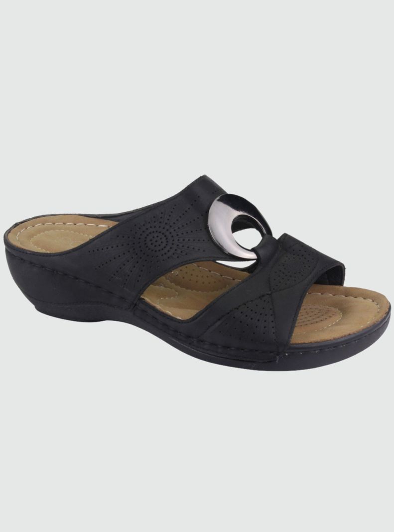 Sandalia Chalada Mujer Kon-5 Negro Casual-0