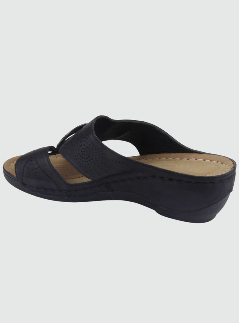 Sandalia Chalada Mujer Kon-5 Negro Casual-1