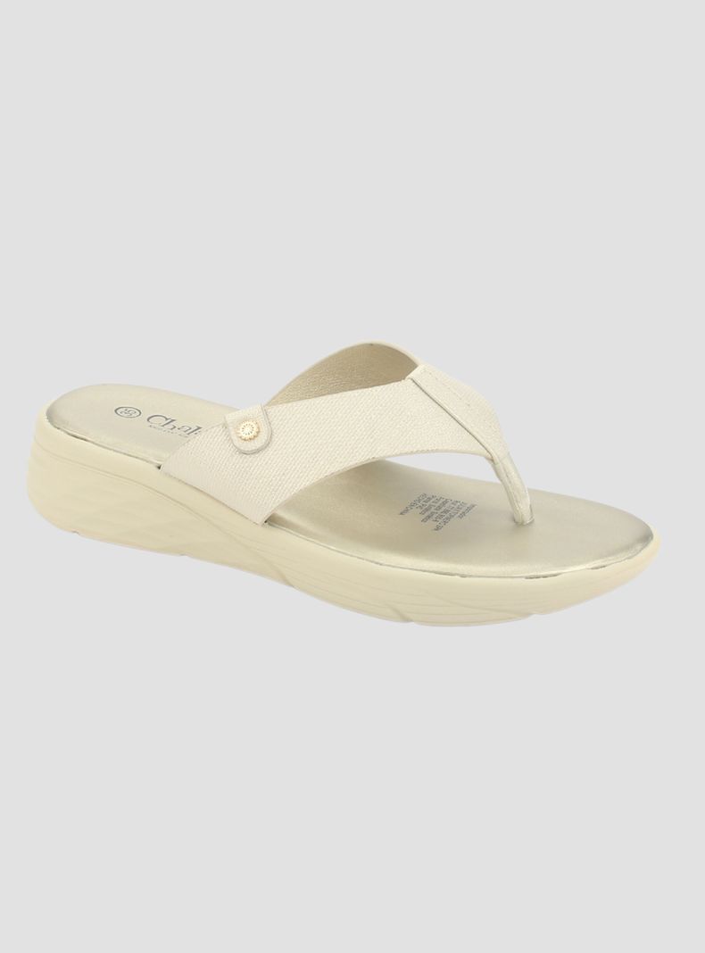 Sandalia Chalada Mujer Beni-10 Dorado Casual-2