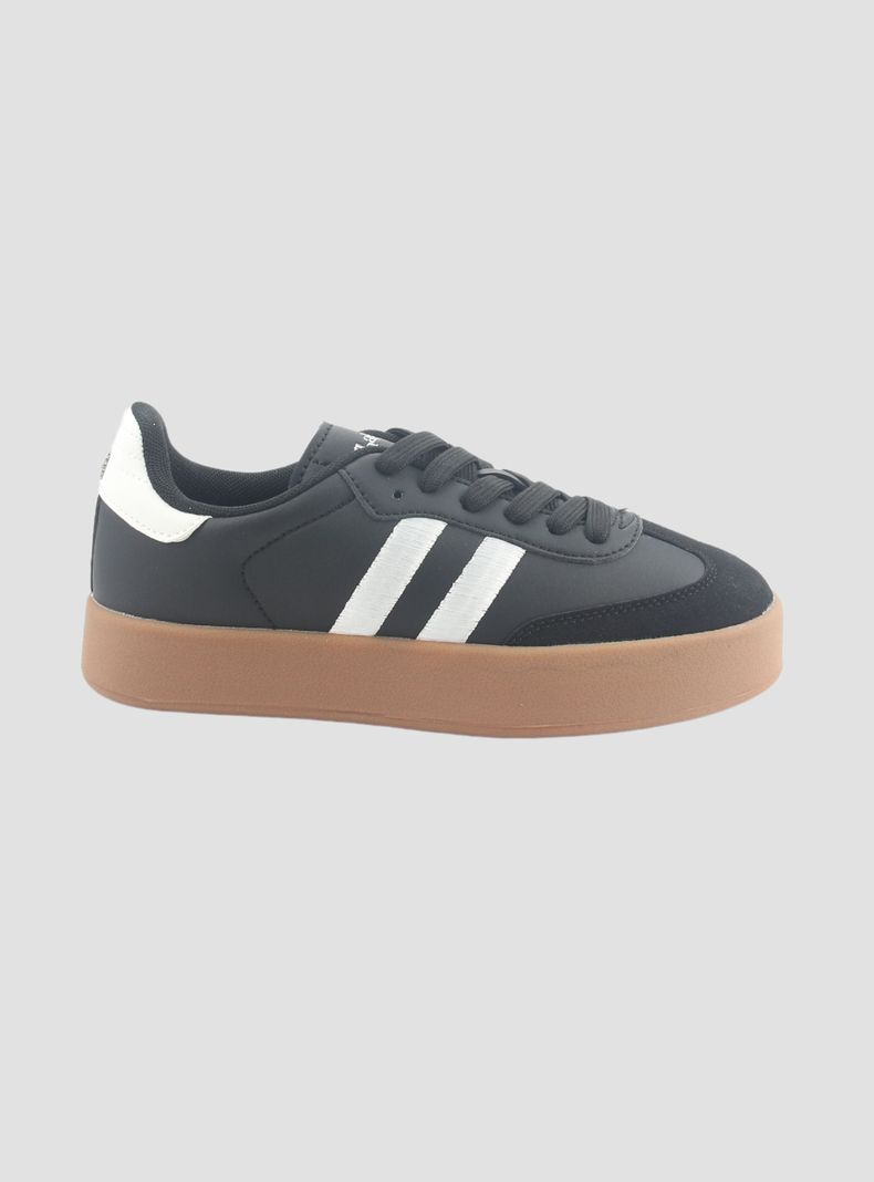 Zapatilla Chalada Mujer Alexia-5 Negro Urbano-0