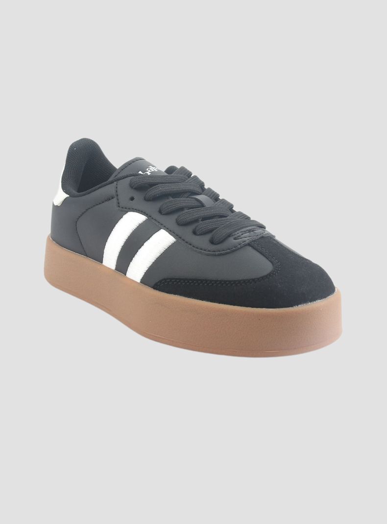 Zapatilla Chalada Mujer Alexia-5 Negro Urbano-2