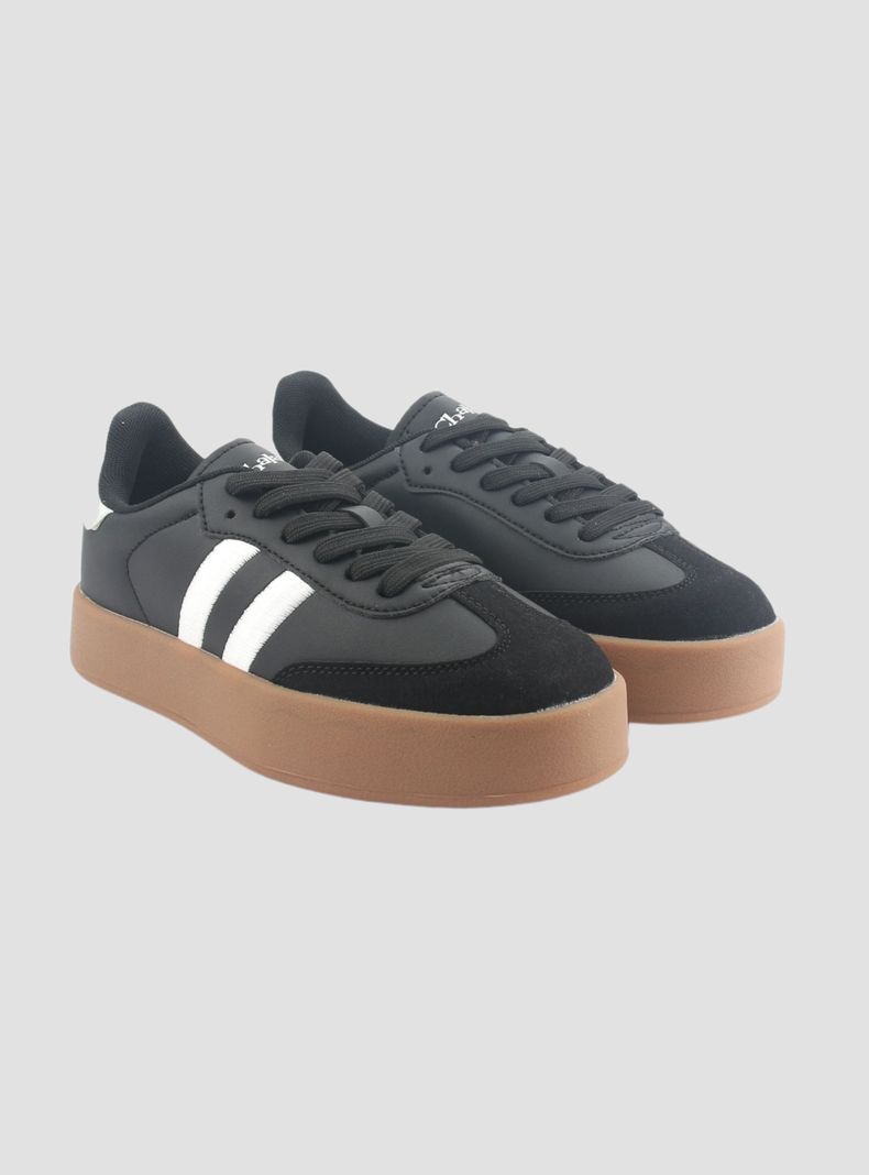 Zapatilla Chalada Mujer Alexia-5 Negro Urbano-4