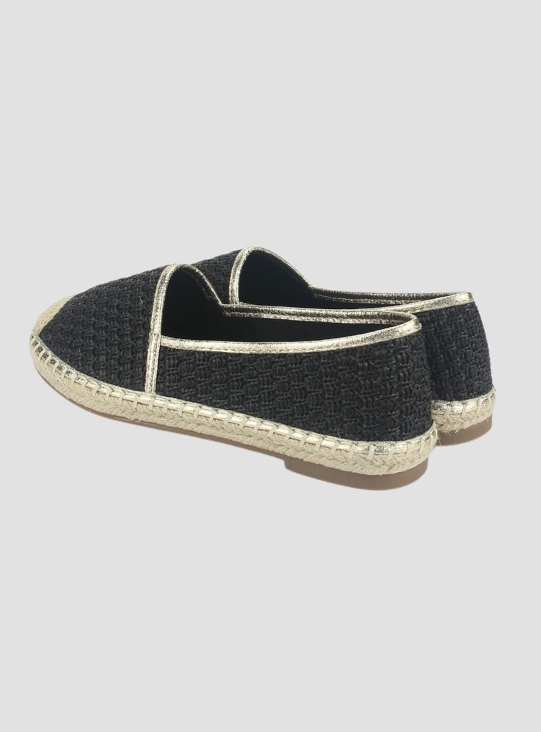 Ballerina Chalada Mujer Poetto-1 Negro Casual-4