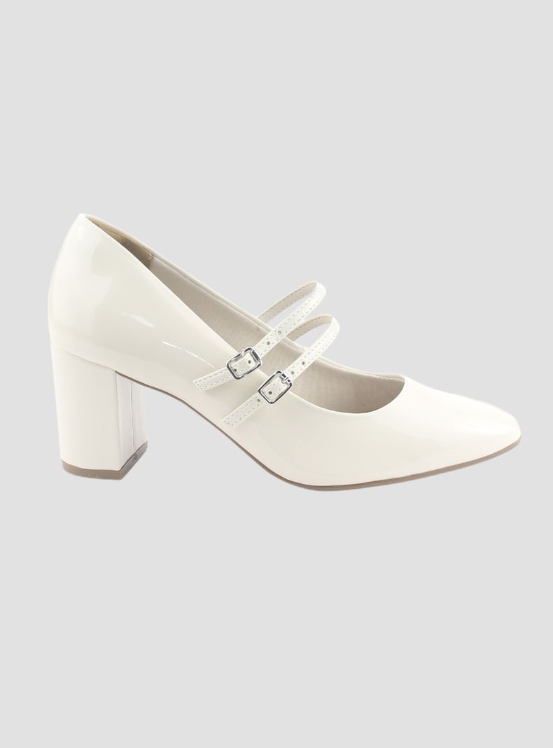 Zapato Via Marte Mujer 153-001-01 Blanco Casual-0