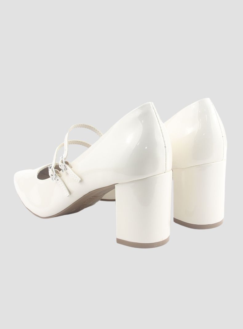 Zapato Via Marte Mujer 153-001-01 Blanco Casual-5