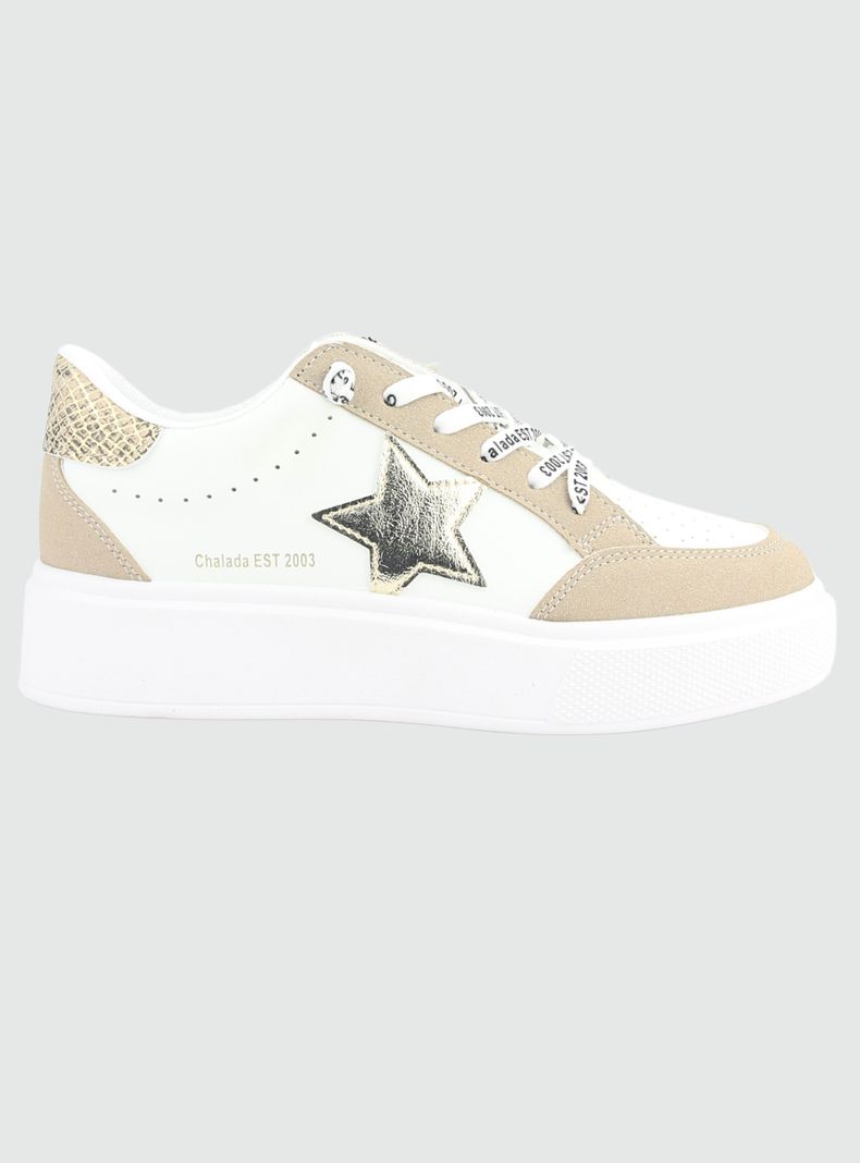 Zapatilla Chalada Mujer Candy-36 Blanco Urbano-0