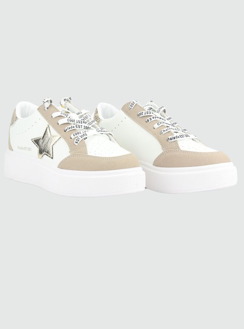 Zapatilla Chalada Mujer Candy-36 Blanco Urbano-4