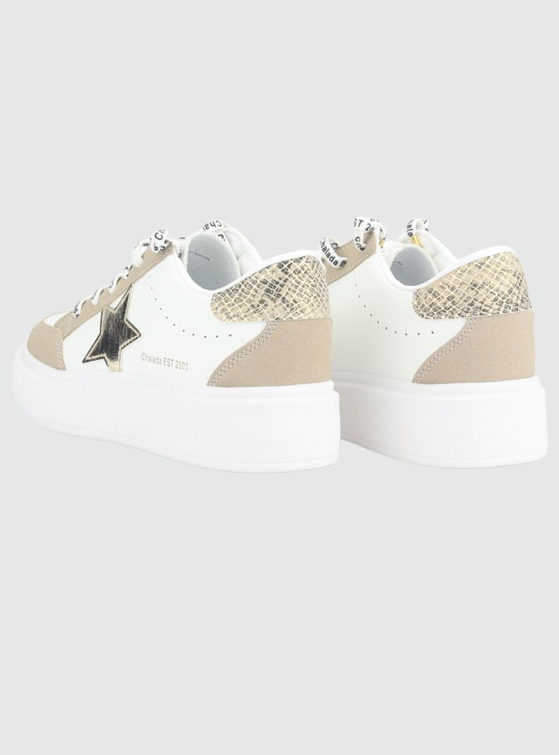Zapatilla Chalada Mujer Candy-36 Blanco Urbano-5