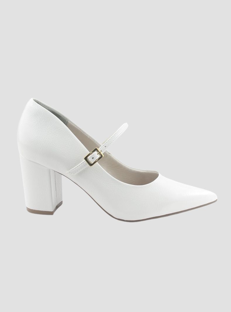 Zapato Via Marte Mujer 028-014-01 Blanco Casual-0