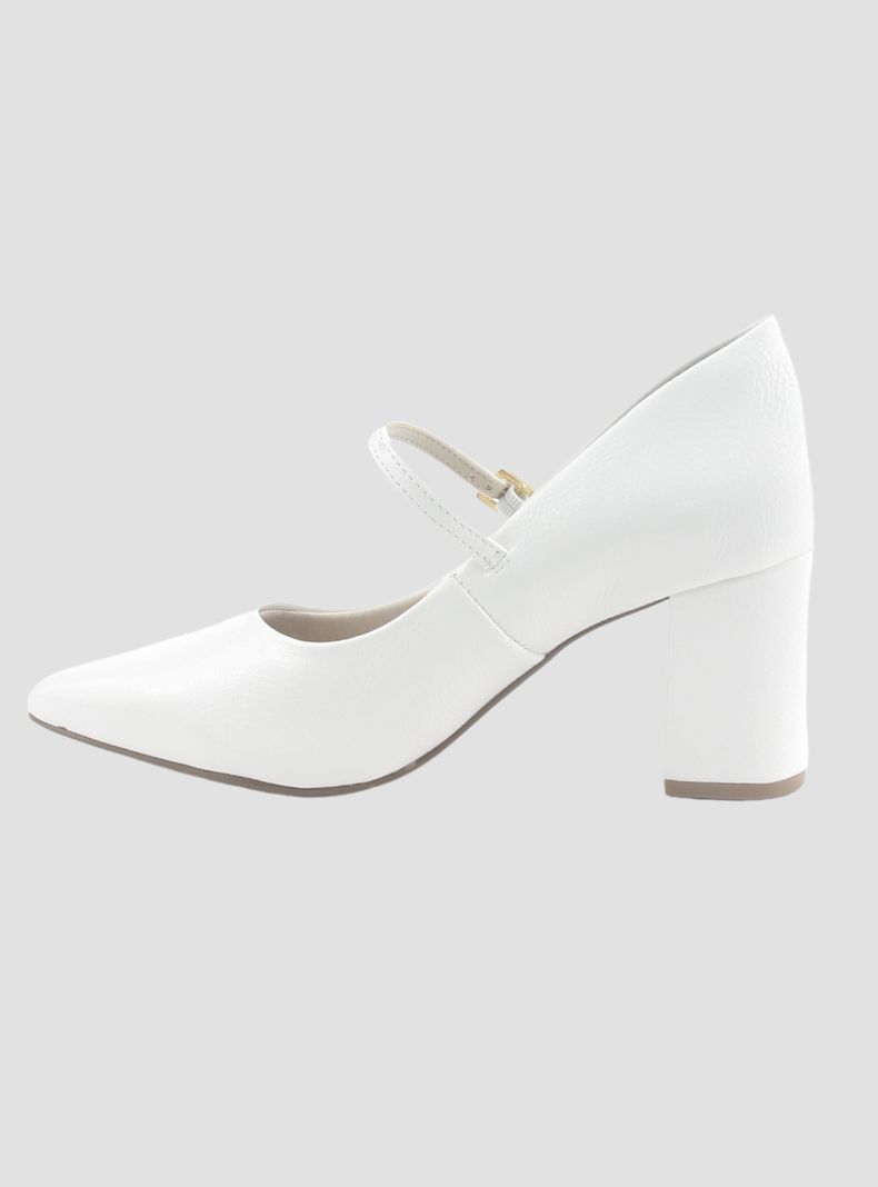 Zapato Via Marte Mujer 028-014-01 Blanco Casual-1