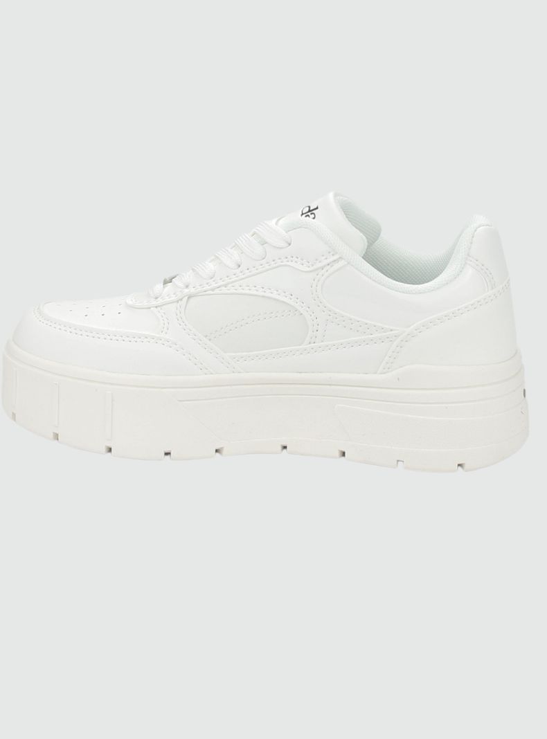Zapatilla Chalada Mujer Troya-1 Blanco Urbano-1