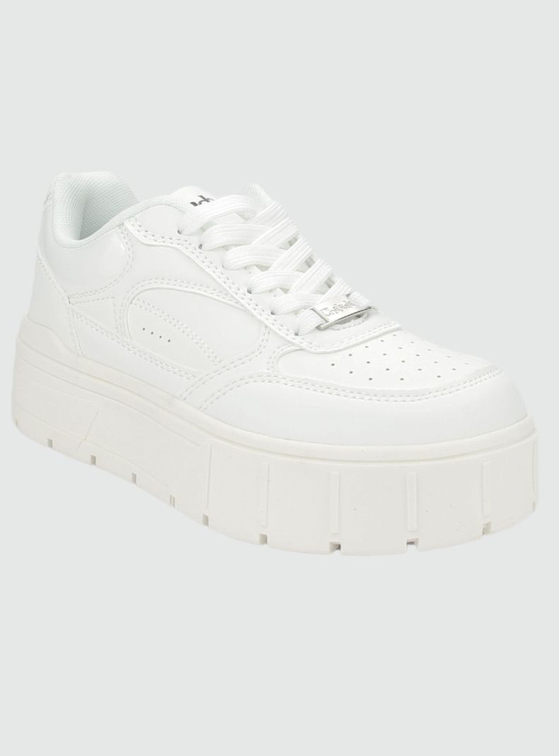 Zapatilla Chalada Mujer Troya-1 Blanco Urbano-2