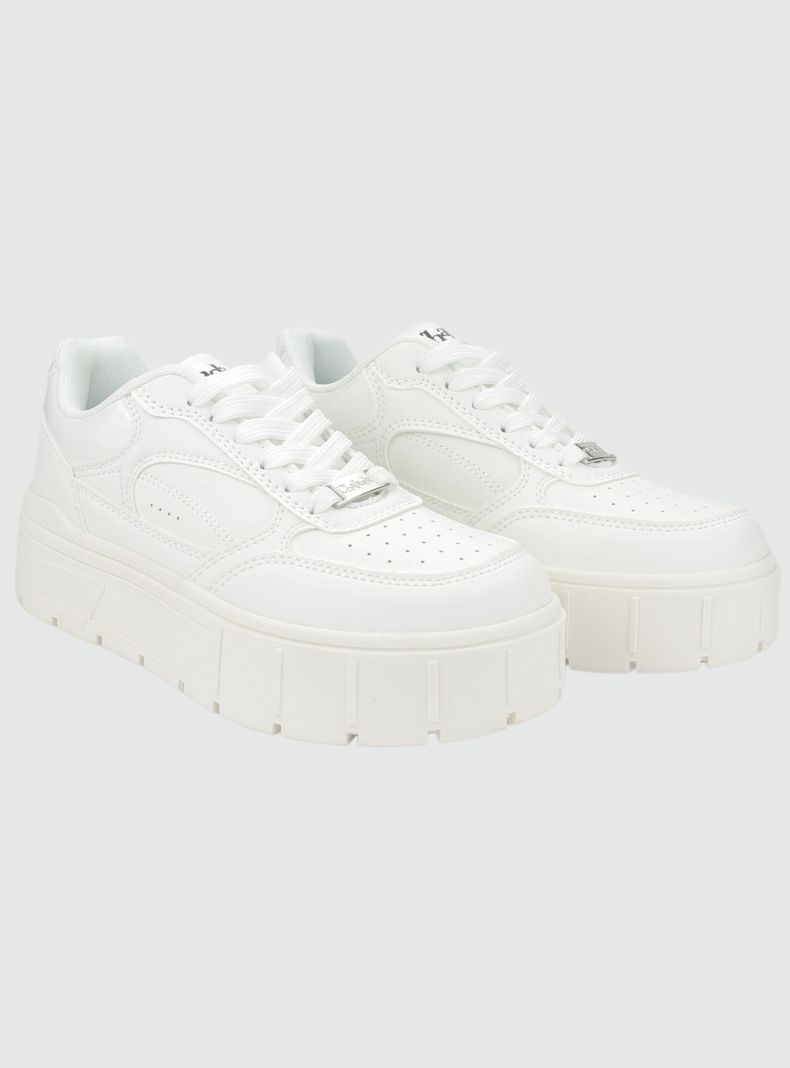 Zapatilla Chalada Mujer Troya-1 Blanco Urbano-4